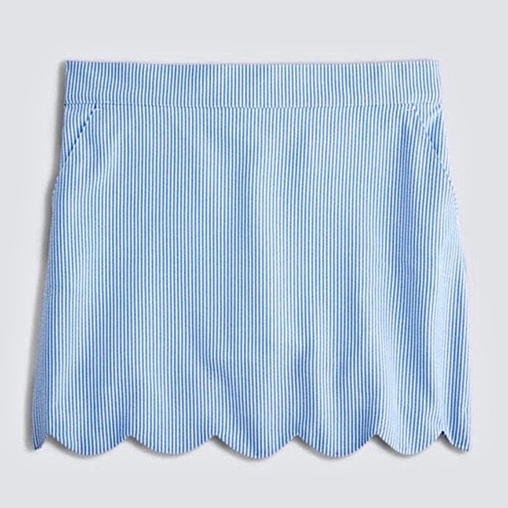 Seersucker performance skorts